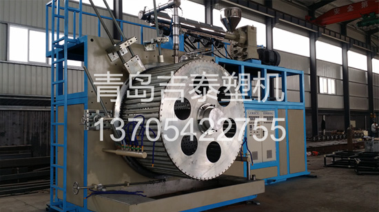 Winding pipe production line